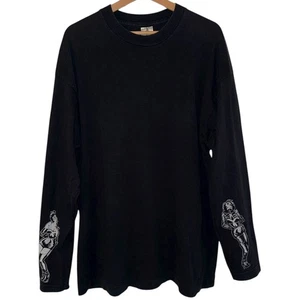 Vintage Die Arzte Long Sleeve T-Shirt, Black, XL, Sweet Gwendoline, Metallica - Picture 1 of 7