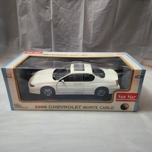 Sun Star 1982 White  2000 Chevrolet Monte Carlo SS Classic Models 1:18 Scale - Picture 1 of 18