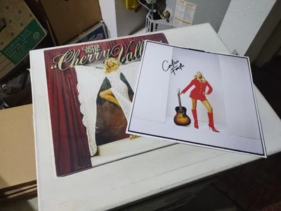 CARTER FAITH CHERRY VALLEY DOUBLE BLACK VINYL DEBUT RECORD W/SIGNED INSERT Foto 1 de 4