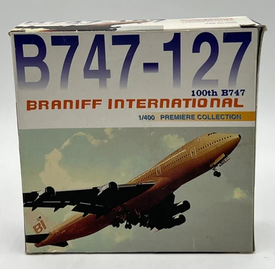 Dragon Wings Braniff International B747-127 1:400 литая модель хвост # N501BN - Изображение 1 из 4
