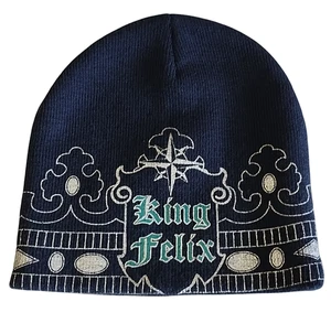 SEATTLE MARINERS/KING FELIX/MLB/STRUMPFMÜTZE BEANIE/TOTENKOPF MÜTZE (FELIX HERNANDEZ) - Bild 1 von 5