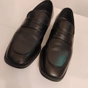 Bally Octanis Luxus Leder Halbschuhe Schwarz Herren Schuhe US 9D Handgefertigt In Italien - Bild 1 von 16