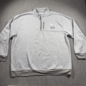 TCU Horned Frogs Sweatshirt Mens 2XL Gray NCAA Football Champion Quarter Zip - Picture 1 of 7