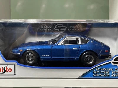 MAISTO 1971 Datsun 240Z Blue Special Limited Edition 1:18 Diecast Model Car - Image 1 of 4