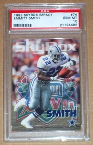 Emmitt Smith #74 Skybox Impact 1993 PSA 10 Dallas Cowboys - Imagen 1 de 3