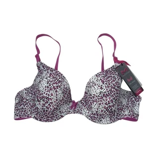 Maidenform Damen Demi Coverage T-Shirt BH Gr. 36B Leopardenmuster Neu Mit Etikett - Bild 1 von 9