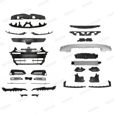 For Accord 2018-20 Front Grille/Fog Light/Bumper Bar/Intercooler/Shutter/Bracket Foto 1 de 4