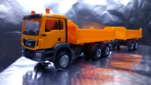 * Herpa 308090 MAN TGS M Euro 6c construction tandem axle dump truck 1:87 H0 - Picture 1 of 6