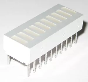 10 Segment Bright Red / Yellow LED Bargraph Display Module - 2.1 V DC - 20 Pins - Picture 1 of 10