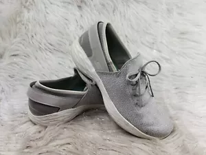 YOU by Skechers 14950 Gray White Walking Shoes Size 7.5 / 37.5 - Picture 1 of 6