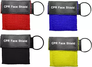 4 Stück Beatmungsmaske Erste Hilfe,CPR Maske,Beatmungsmaske Schlüsselanhänger, M - Bild 1 von 7