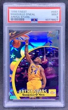 1998-99 Topps Finest SHAQUILLE SHAQ O'NEAL Arena Stars Refractor SP Mint PSA 9