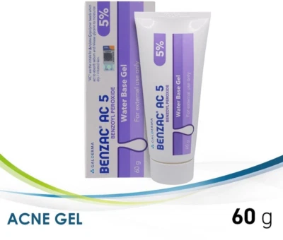 Nuevo BENZAC AC 5% Gel 60g Peróxido de Benzoilo Acné Espinilla Galderma Francia X 3 Tubos Foto 1 de 4