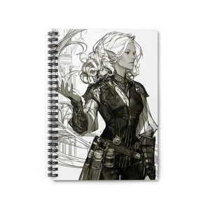Stylish Artistic Spiral Notebook - Ruled Line, Journal, Sketchbook, [...] - Picture 1 of 6