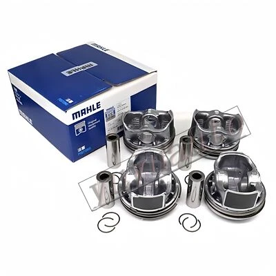 4x Kit de pistón y anillo MAHLE 82,5 mm Φ21 mm para AUDI A3 A4 A5 TT VW Golf Passat 1,8T Foto 1 de 4