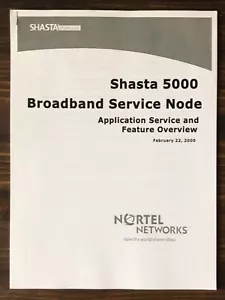 Libro bianco Nortel Networks - Shasta 5000 nodo di servizio a banda larga (2000) - Foto 1 di 4