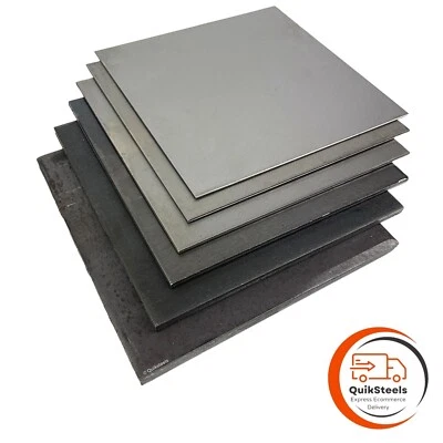 Steel Sheet  3mm, 4mm, 5mm, 6mm Thick Large Heavy Duty Plates Guillotine Cut - Image 1 of 4