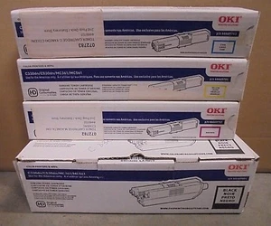 OKI 44469801 44469701 44469702 44469703 Toner CYMK f. C330dn C530dn only for USA - Photo 1/1