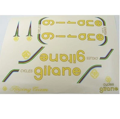 Early Gitane decal set complete yellow, green ,blue or teal choices - Image 1 of 4