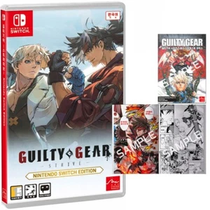 Switch Guilty Gear Strive Korean English Spanish Japanese & Comic Book - Picture 1 of 10