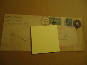 Otto's Bakery FOND du LAC WIS envelope 1945 - Picture 1 of 2