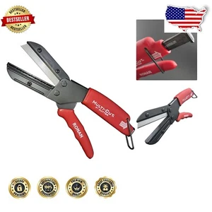 Ergonomic Multi-Cut Tool with 3 Extra Blades: Perfect for Thick Material Cutting - Picture 1 of 4