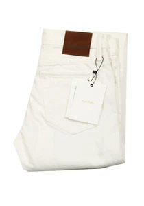 Nuevos vaqueros TOM FORD blancos de ajuste ajustado TFD001 talla 45 IT/29 EE. UU. - Imagen 1 de 3