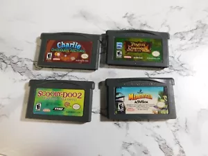 GBA Lot: Scooby-Doo2, Madagaskar, Fluch der Karibik, Charlie und der Schock - Bild 1 von 2