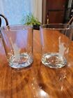 Set Of 2 Vintage 1986 Statue Of Liberty 100 Anniversary Low Ball Glass Glasses