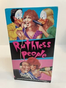 Ruthless People (VHS 1989) Bette Midler, Danny DeVito, Judge Reinhold, Comedy - Picture 1 of 3