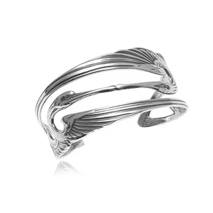 Brazalete grullas Art Nouveau Art Nouveau Plata 925 Joyería Art Nouveau Nuevo - Imagen 1 de 1