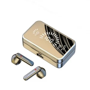 Mirror Surface Wireless Blue-Tooth Headset Mini Long Standby Earbuds Schwarz - Bild 1 von 8