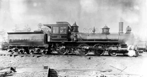 0BB031 1906/40s? NEGATIVO/RP J S BETTS CO RAILROAD 460 LOCO #106 ATLANTA GA - Imagen 1 de 1