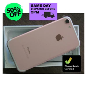 Apple iPhone 7 -32GB 128GB- Good Unlocked Verizon At&t T-Mobile Red/Rose Gold  - Picture 1 of 9