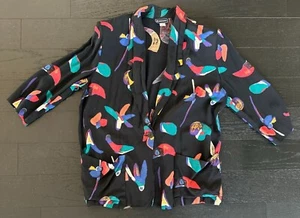 Vintage Requirements Women’s Abstract Blazer, Multi Color Size 18 - Picture 1 of 7