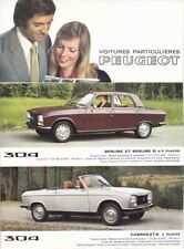 Catalogue / Brochure Peugeot gamme 07/1972 France