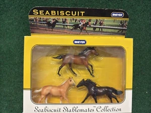 Breyer Seabiscuit Stablemates Neu in OVP M War Admiral Pumpkin Rennpferd Set Nr. 10103 - Bild 1 von 5