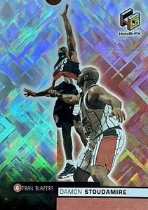 HoloGrFX 1999-00 cubierta superior Damon Stoudamire Portland Trailblazers - Imagen 1 de 2