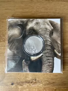 1 Unze Silber Big Five II Elefant 2021 Motiv 1 im Blister Original OVP - Bild 1 von 2