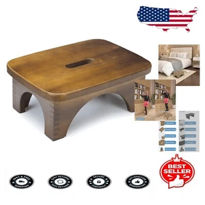 Durable Pine Step Stool for Adults & Kids – Fully Assembled, Lightweight Design - Picture 1 of 10