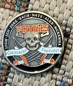 The Goonies Geoache Forever Coin One Eyed Willie’s Treasure RARE Always Be A.. - Bild 1 von 2