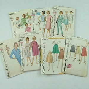 Sewing Pattern Bundle Vintage Simplicity 1950s 1960s Skirt Dress Suit Size 14 - Picture 1 of 8