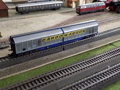 JOUEF 673400, HAND PAINTED WEATHERED CARGO WAGON, SCALE HO - Image 1 of 4