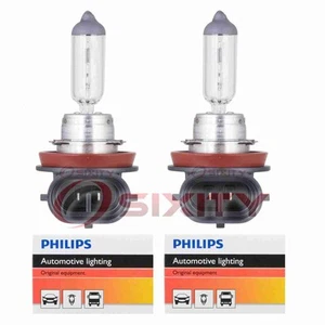 2 pc Philips Front Fog Light Bulbs for Saab 9-7x 2005-2009 Electrical uj - Picture 1 of 5