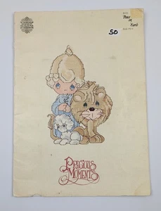 Precious Moments Counted Cross Stitch Book PM4 Peace on Earth 1983 - Bild 1 von 3
