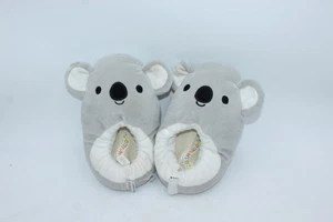Squishmallows Slippers Kirk the Koala Kids Size 4-5, Kellytoy Original Gray CUTE - Picture 1 of 10