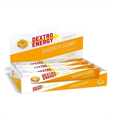 Dextro Energy Orange Energy Gums With Magnesium for Fast Acting, Quickly