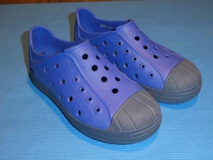 JUGEND KINDER JUNGEN CROCS BUMP IT SLIPPER GUMMI WASSER SNEAKER ROYALBLAU GRÖSSE J 3 - Bild 1 von 11