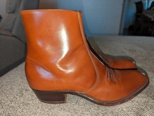 Hannover Herren Halb Stiefelette 11 Braun **Lesen** Beatles Retro Western Nähte - Bild 1 von 21