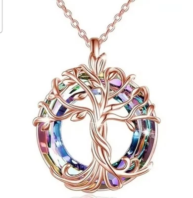 Exquisito Collar Colgante Árbol de la Vida Versión Celta para Mujer PEN205 Foto 1 de 3